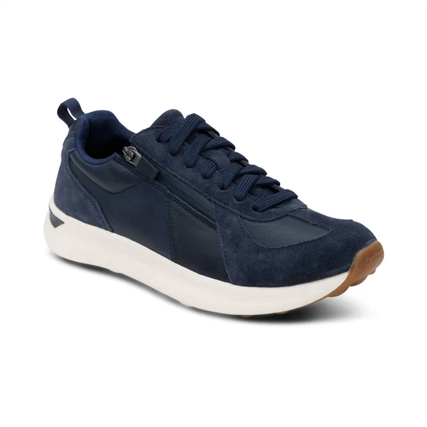 New Aetrex Women's Elise Sneaker In Navy